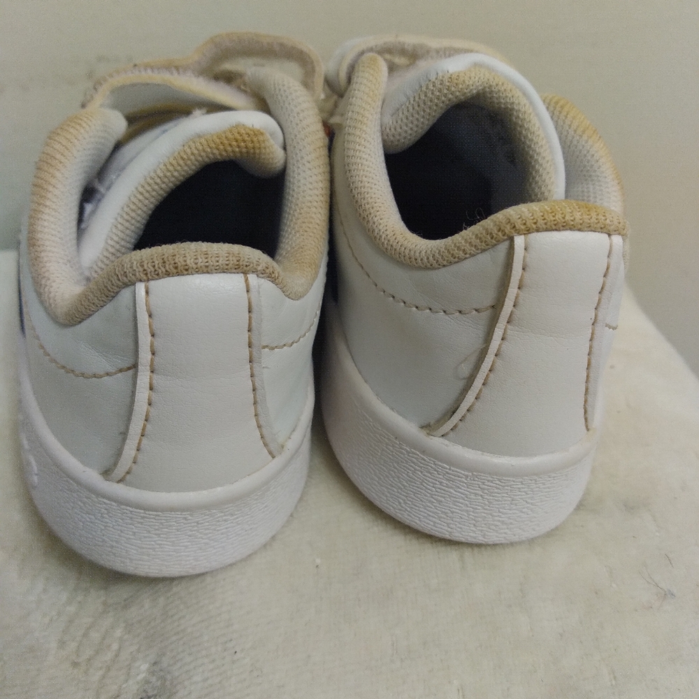 Kids ADIDAS Red White Blue Sneakers Size 8K - 5 Inches Inside KIDS - Picture 5 of 16